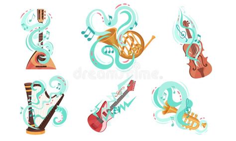 Wind Instruments Stock Illustrations 2715 Wind Instruments Stock