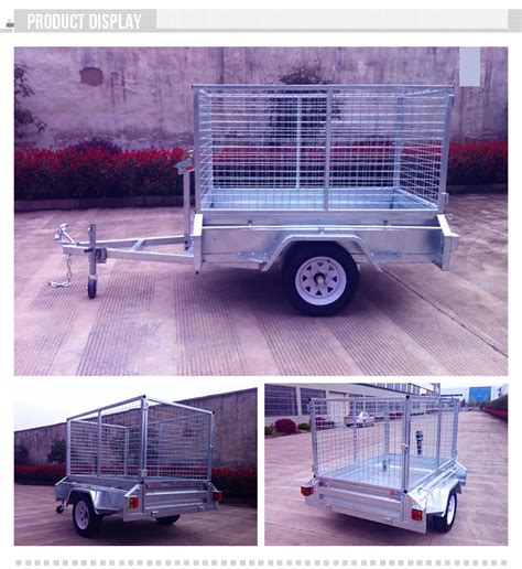 Galvanised Single Axle Tipping Small Farm Trailer Buy Utility Box