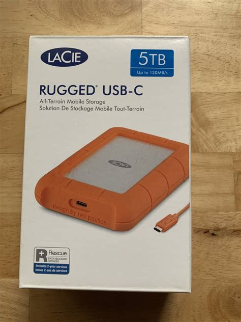 Lacie Hdd Tb Rugged Mini Usb C Mac