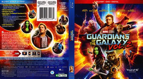 Guardians of the Galaxy Vol. 2 DVD Cover