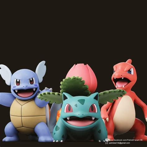 Pokemon Ivysaur Charmeleon Wartortle Stl File D Etsy