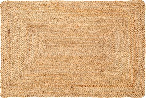 Savi Home Braided Jute Rag Rug X Feet Hand Woven Rug Living Room