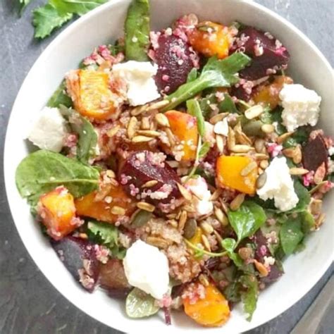 Roast Pumpkin Quinoa Salad With Feta My Gorgeous Recipes