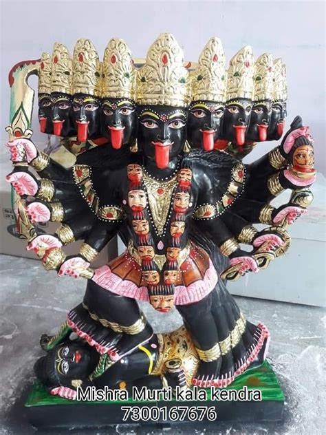 Hindu Black Marble Kali Maa Statue At Rs In Alwar Id