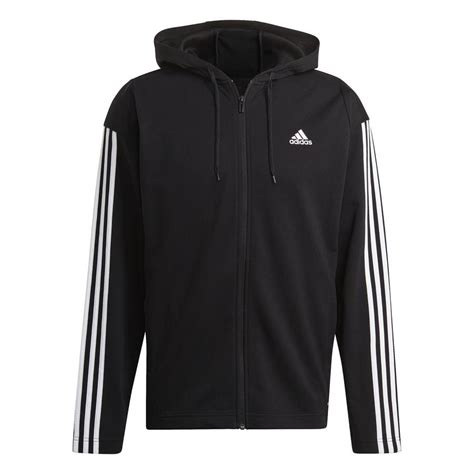 Adidas Sportswear Ribbed Insert Tracksuit Full Zip Hoodie Erkek Eşofman