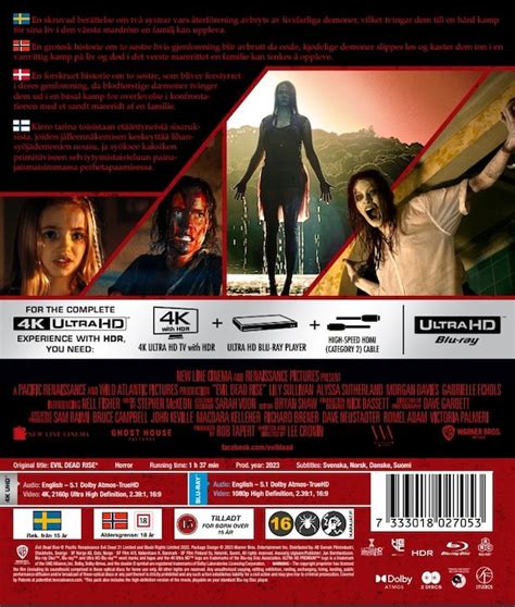 Evil Dead Rise 4k Ultra Hd Blu Ray Cdon