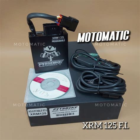 Xrm Rs Wave 125 Carb And Fi Cdi V3 Fully Programmable Pitsbike