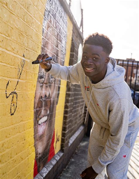 Bukayo Saka Who Used To Attend The Edward Betham School Came Back To