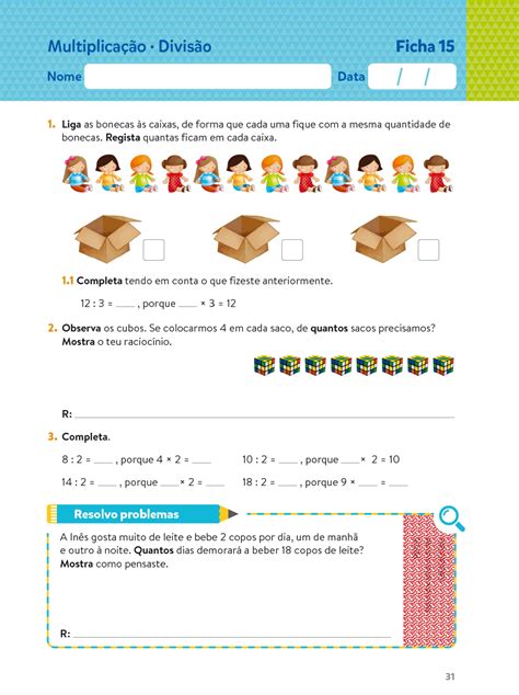 Caderno De Fichas De Matemática 2º Ano 37 Fichas GrÁtis Para Imprimir