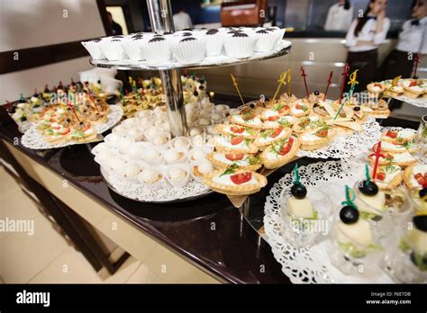 food on wedding reception Stock Photo - Alamy