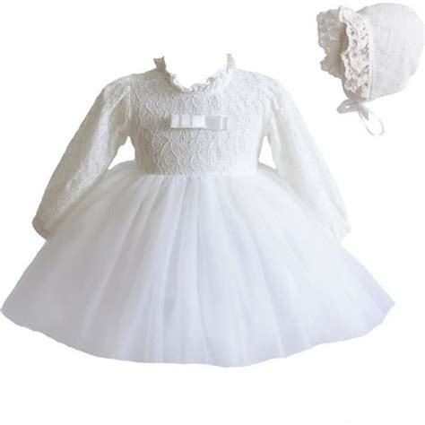 Robe De Bapt Me Pour B B Fille Dentelle Florale Ivoire Mois