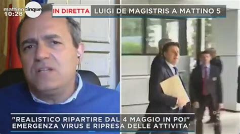 Mattino Cinque News Coronavirus Luigi De Magistris Evitare Guerra