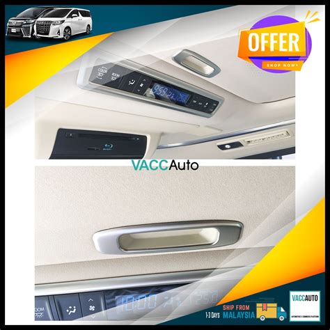 Toyota Vellfire Alphard Sun Roof Handle Silver Lining 2008 2023 AH20