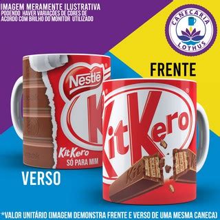 Caneca Personalizada Chocolate Pascoa Kit Kat Kit Kero Nestle