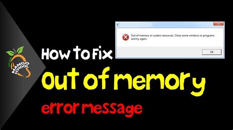 How To Fix Memory Errors Mixvolume9