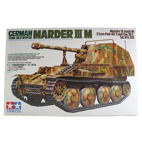 Tamiya German Tank Destroyer Marder Iii M Model Set Scale