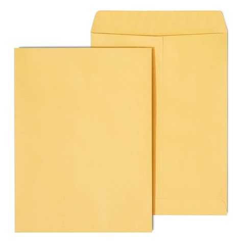 Staples Gummed Catalog Envelopes L X H Brown Carton St