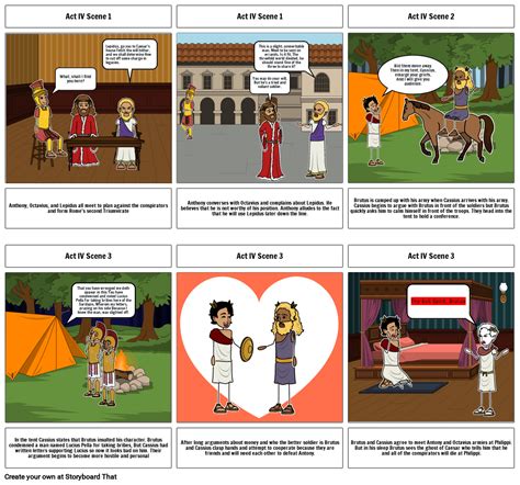 Julius Caesar Storyboard By Fb5322e4