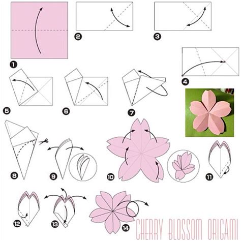 How To Make Cherry Blossom Origami Cherryblossom Sakura Flickr