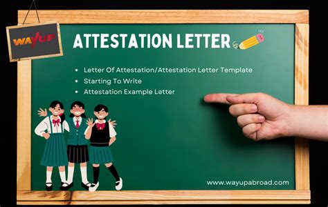 Attestation Letter Example And Template