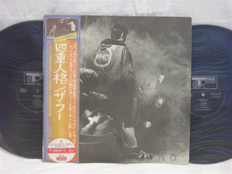 Backwood Records WHO Quadrophenia Japan Orig 2LP OBI COMPLETE Used