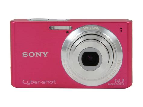 SONY Cyber Shot DSC W610 P Pink 14 1 MP Digital Camera Newegg