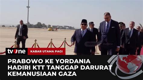 Prabowo Hadiri Ktt Tanggap Darurat Kemanusiaan Gaza Di Yordania Kabar