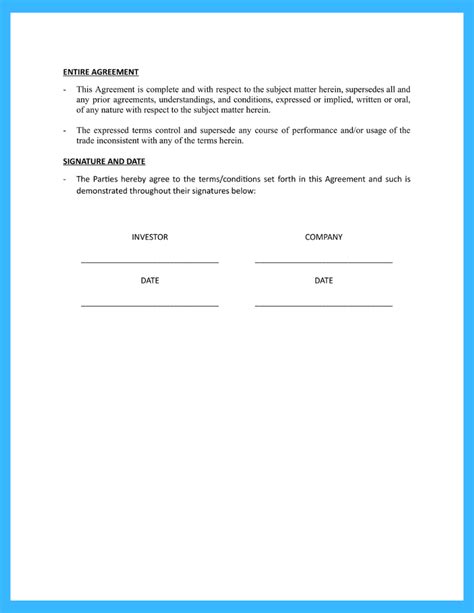 Free Investor Agreement Template to Win More Clients