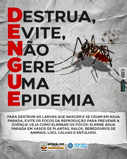 Dengue Cidade Em Alerta Prefeitura Municipal De Iporá