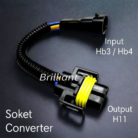 Jual Soket Lampu Converter Male H H Hb Hb To Female H H Hb