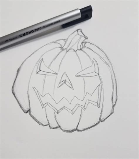 How To Draw A Jack O Lantern Step By Step Art Tutorial Sfondi