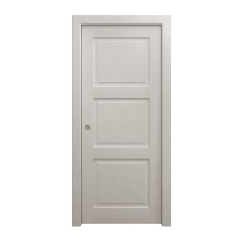 Sliding Pocket Door X Inches Ego Painted White Oak Kit