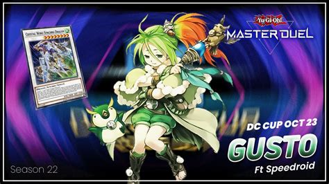 Gusto Speedroid In DC Cup 2023 Master Duel YouTube