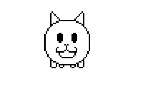 Battle Cat Model Pixel Art