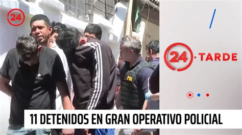 Múltiples Allanamientos En Gran Operativo Policial 11 Detenidos 24 Horas Tvn Chile Youtube