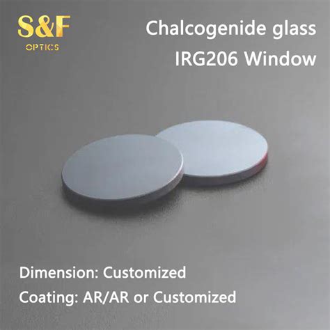 Customized Ar Coating Chalcogenide Glass Irg206 Optical Window For Ir Application Customized