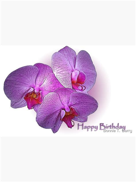 Happy Birthday Images And Beautiful Cards With Orchids Elegant Wishes