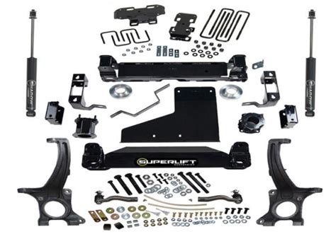 Superlift 6 Lift Kit W Shadow Rear Shocks For 2007 2021 Toyota Tundra