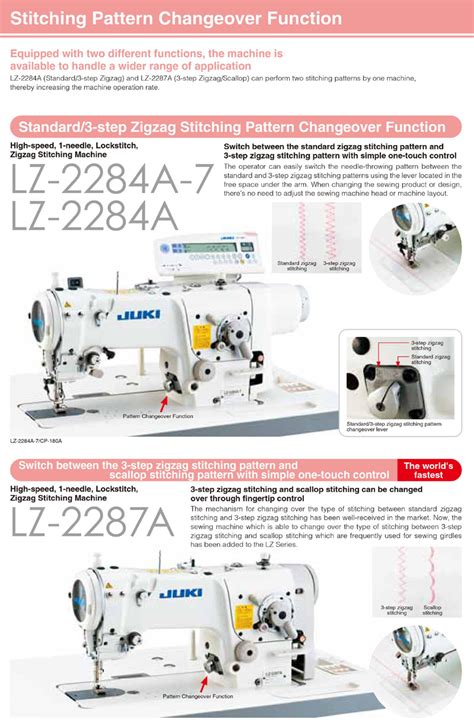 Zig Zag Machines Juki Lz A High Speed Zig Zag Sewing Machine