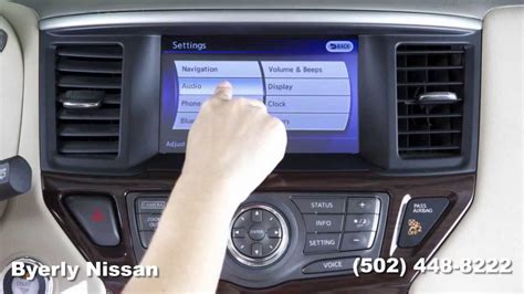 How To Use The Control Panel And Touchscreen On Your 2014 NIssan