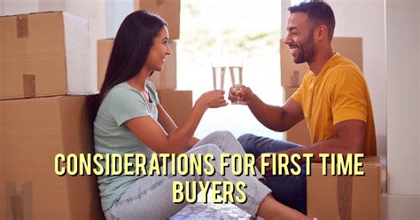 Important Information For First Time Buyers