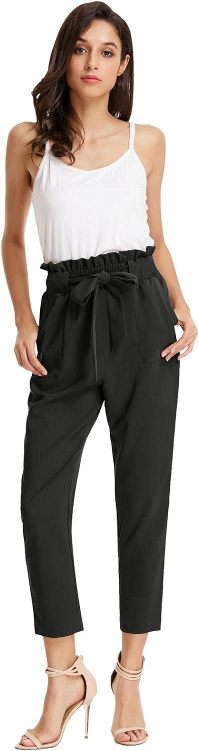 Sleek Rise High Waisted Pants With Pockets Style Vanguard