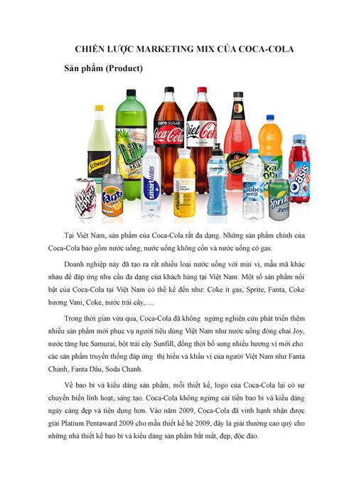 Chi N L C Marketing Mix C A Coca Chi N L C Marketing Mix C A Coca