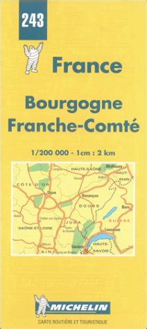 Amazon fr Carte routière Bourgogne Franche Comté N 243 Cartes