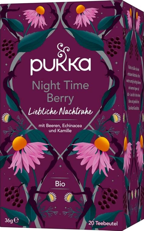 Pukka Night Time Berry Organic Fruit Tea 36 G Ecco Verde Online Shop