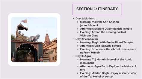 Tips For A Weekend Gateway In Mathura Vrindavan And Agra PPT