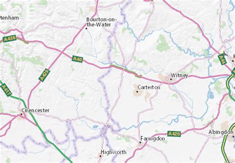 MICHELIN Cotswold Wildlife Park map - ViaMichelin