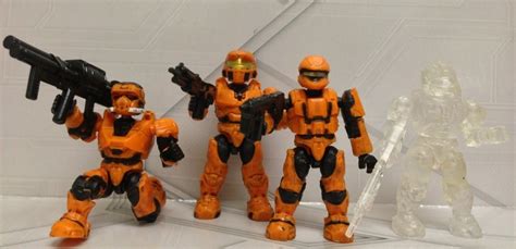 Halo Mega Bloks Orange Spartan