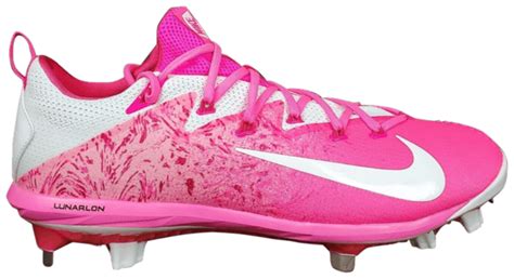 Nike Lunar Vapor Ultrafly Elite Metal Baseball Cleats Pink 852686 115