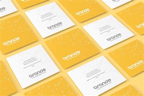 Square Business Card Psd Mockup Templates Decolore